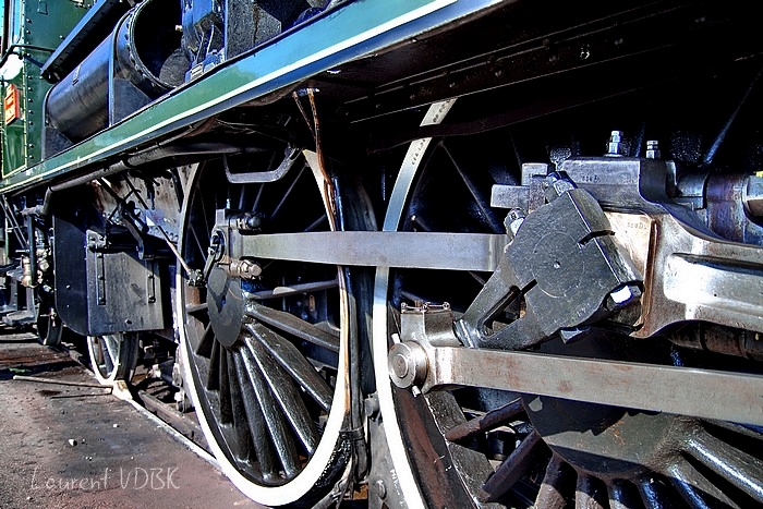 La Locomotive à vapeur Pacific 231 G 558 aux Journées du Partimoine 2015
