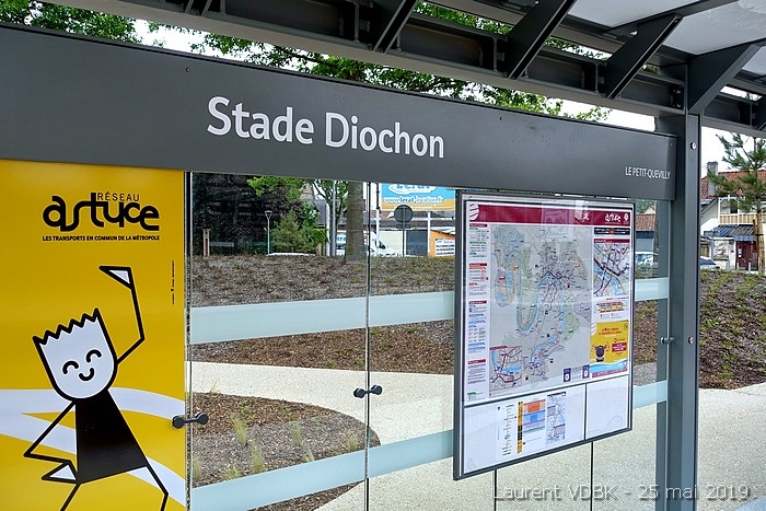 Ouverture de la ligne T4 le 25 mai 2019 - Rond-Point des Bruyères - Station Stade Diochon