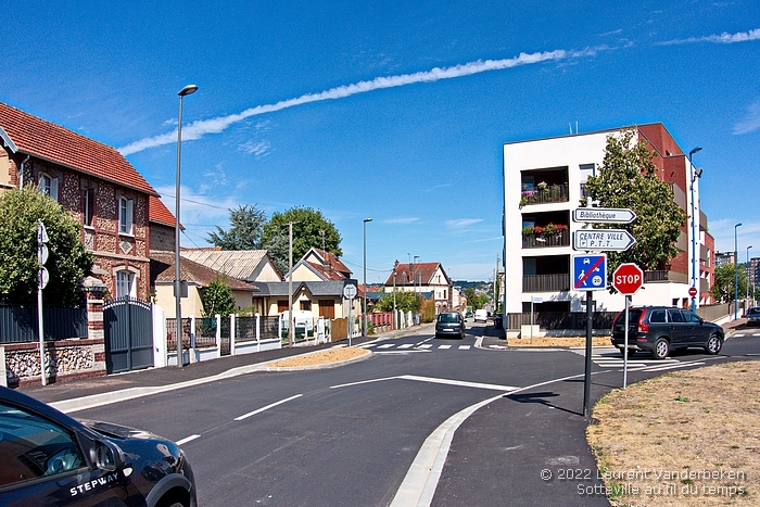 Sotteville-lès-Rouen, aménagement de la rue Léon Salva et de la place René Salmon